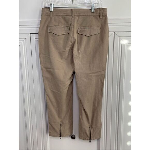 Tan Utility Capri Pants Size 8 NWT - Picture 5 of 8